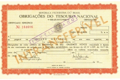 A ORTN (Obrigações do Tesouro Nacional), eram títulos de rentabilidade pós-fixada, emitidas em cautelas, ou seja, títulos físicos, em que constava uma determinada quantidade de ORTN, cujo valor nominal em cruzeiros era reajustado mensalmente